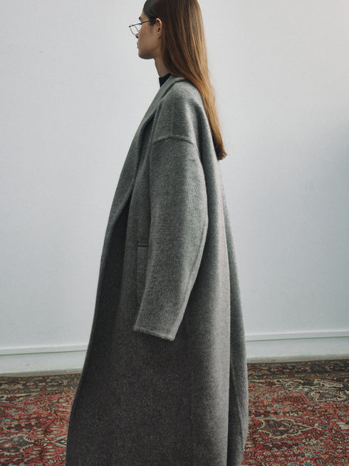 Elwen Wool Coat with Scarf
