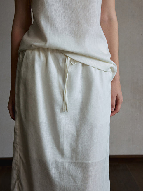 Lisse Embroidered Lyocell Skirt