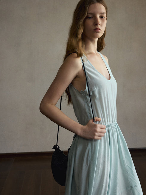 Mira Textured Midi Dress
