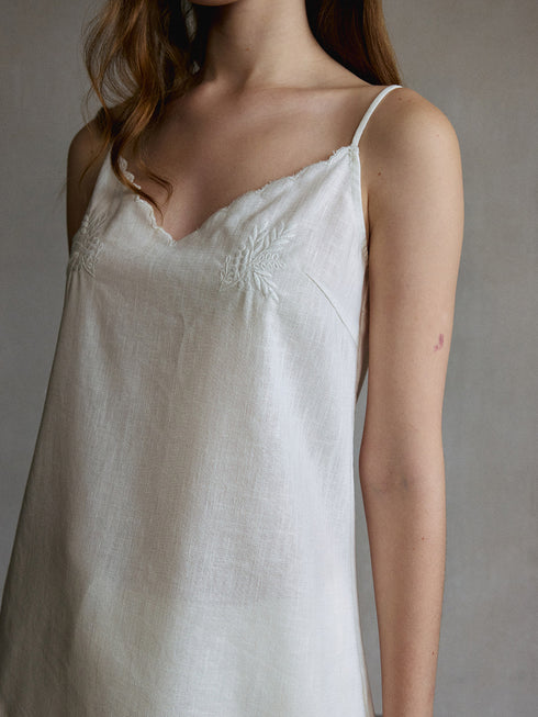 Lisse Embroidered Lyocell Cami