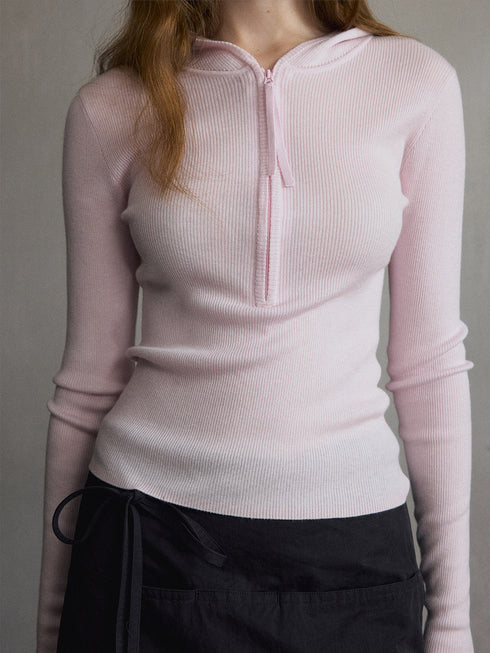 Aven Wool Hooded Top