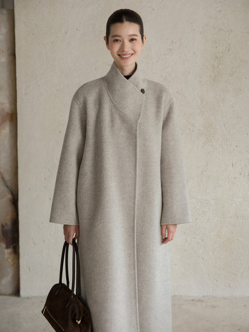 Mirelle Wool Scarf Coat