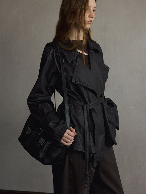 Oriel Belted Trench