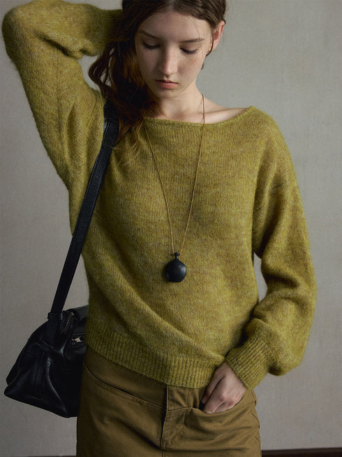 Cala Off-Shoulder Alpaca Top