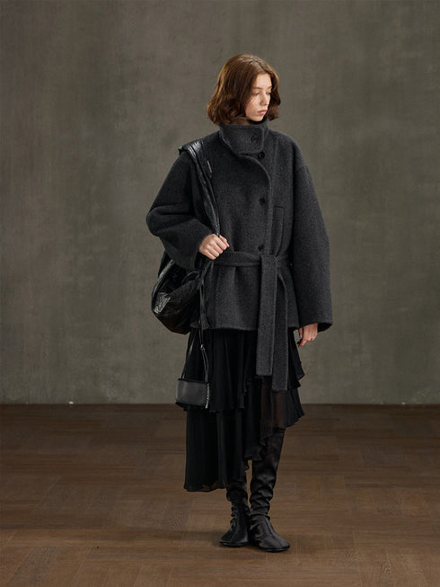 Corvian Wool Short Coat