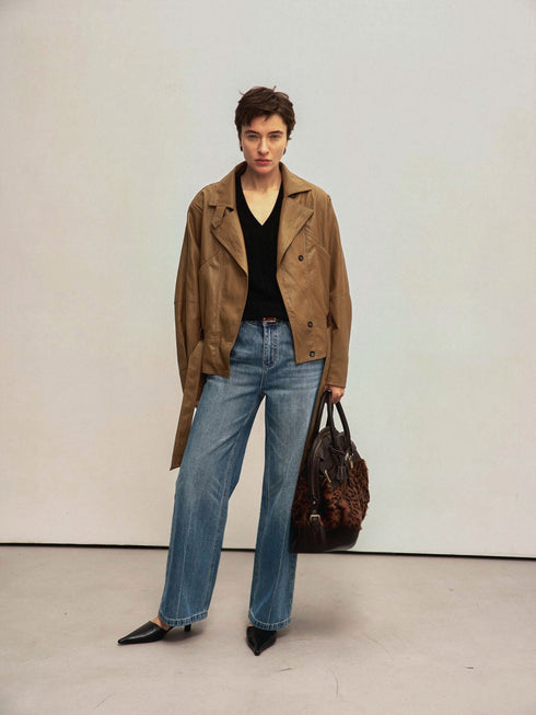 Tavia Drawstring Bomber Jacket