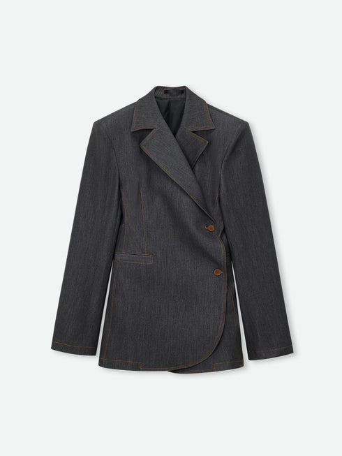 Topstitch Sculpted Blazer