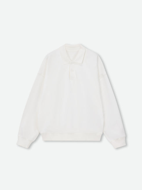 Polo en coton blanc