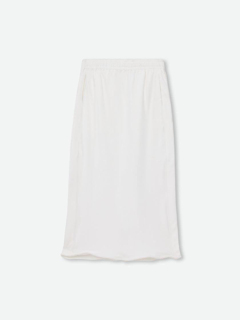 Blanc Column Skirt