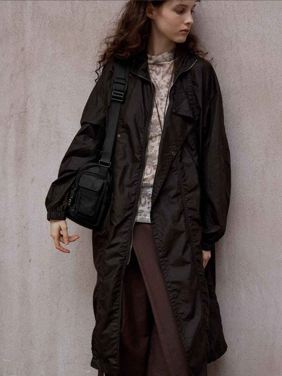 Sylen Loose Coat – hemi blurr