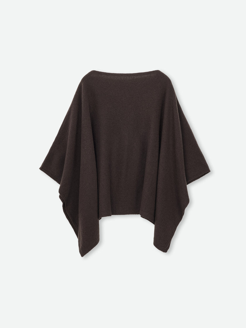 Umber Wool Cape