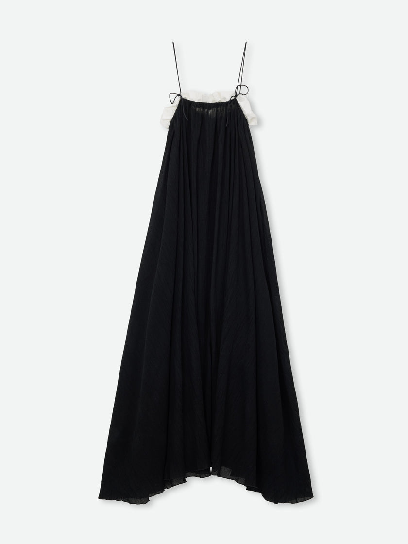 Crepe Cotton Volume Maxi