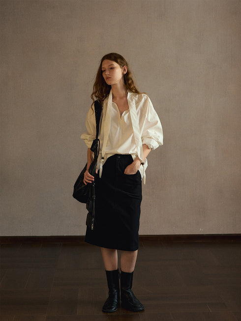 Nola Washed Utility Skirt