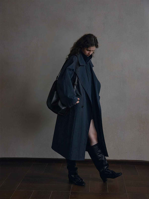 Mica Trench-Coat Voilé