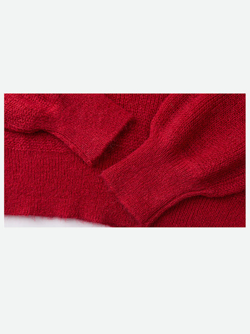 Aero Mohair V-Neck