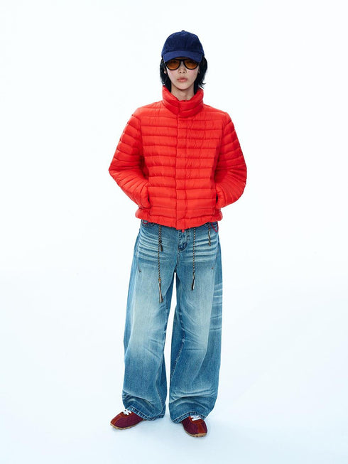 Aeris Stand-Collar Down Puffer Jacket