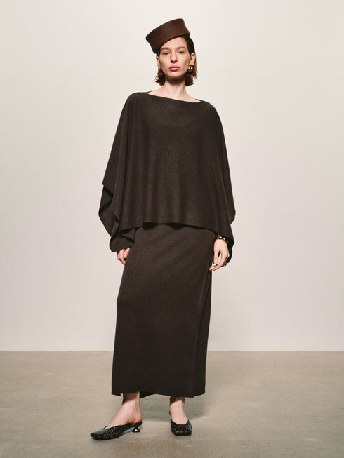 Umber Wool Maxi