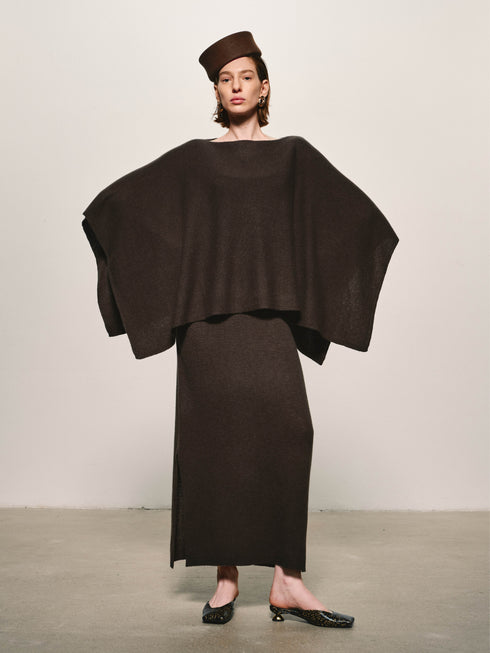 Umber Wool Maxi