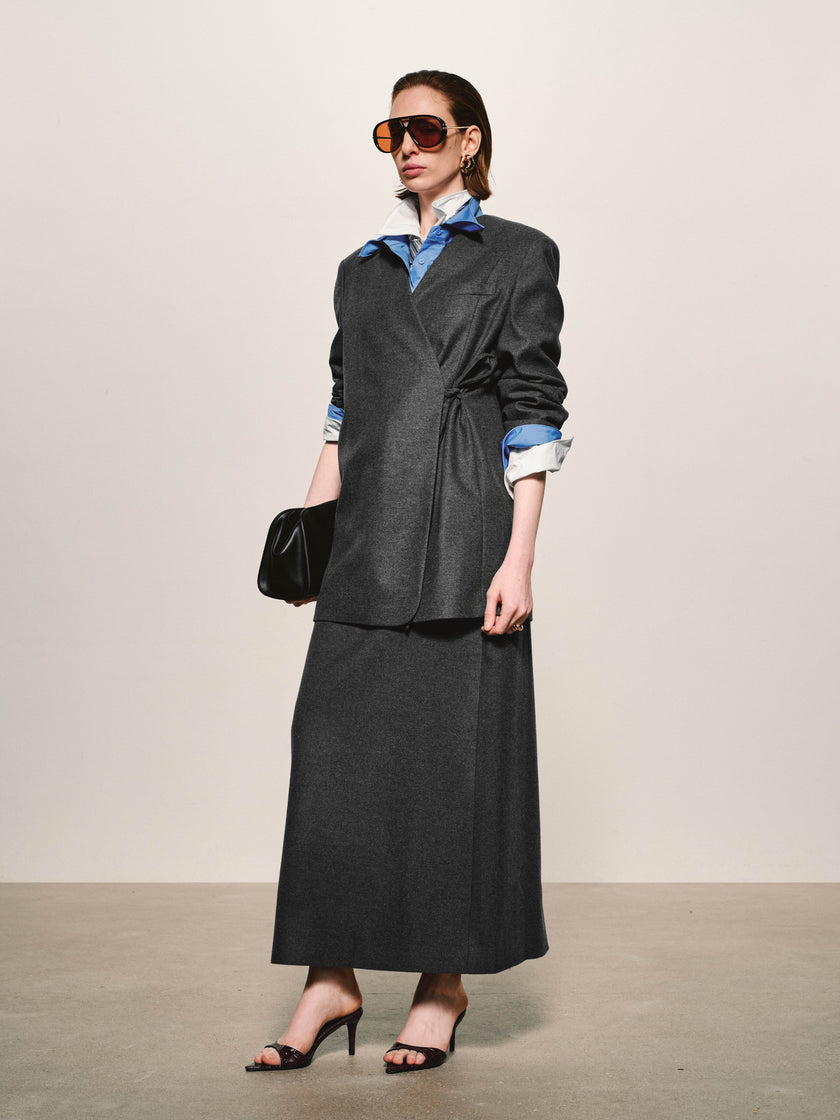 Noble Cashmere-Blend Wrap