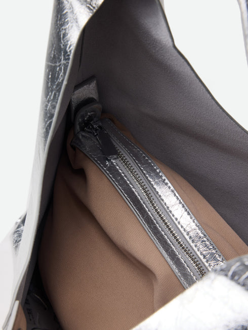Bolso tote de cuero holgado