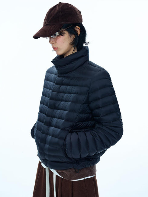 Aeris Stand-Collar Down Puffer Jacket