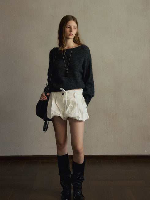 Cala Off-Shoulder Alpaca Top