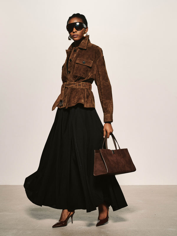 Suede Utility Field Jacket