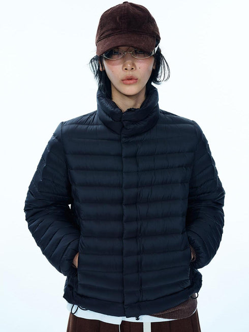 Aeris Stand-Collar Down Puffer Jacket