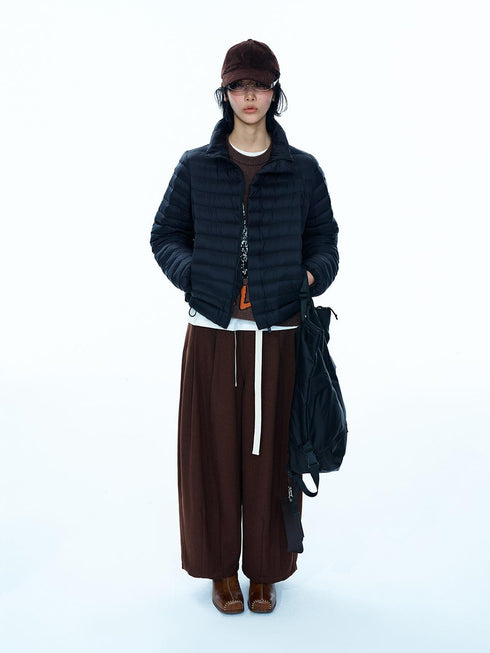 Aeris Stand-Collar Down Puffer Jacket