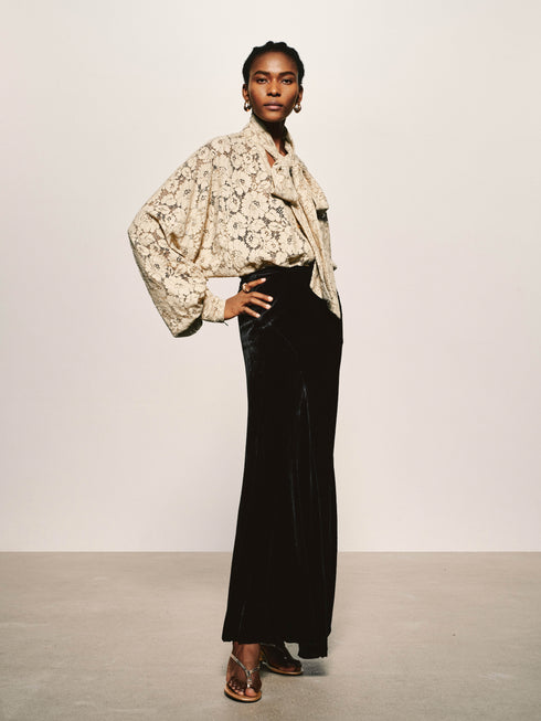 Heirloom Lace Tie-Blouse