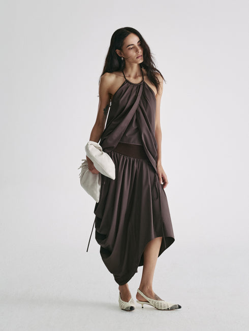 Obscura Draped Halter Top