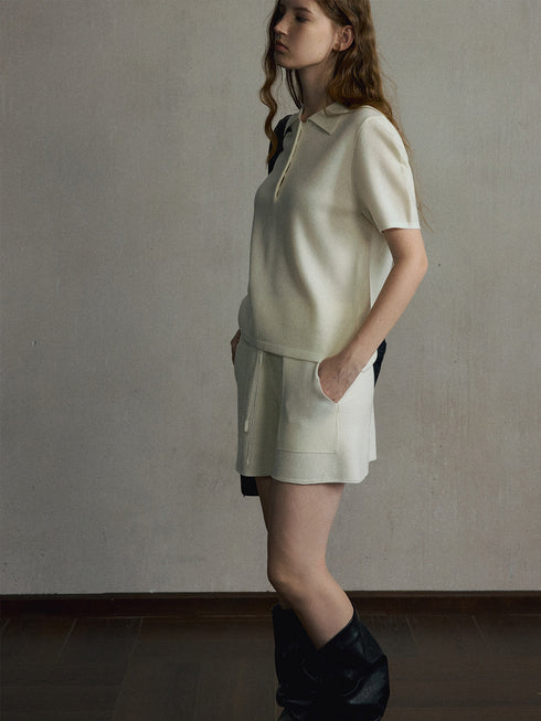 Neris Wool Polo Top