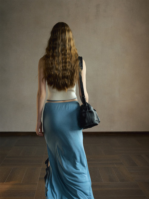 Liora Layered Silk Skirt