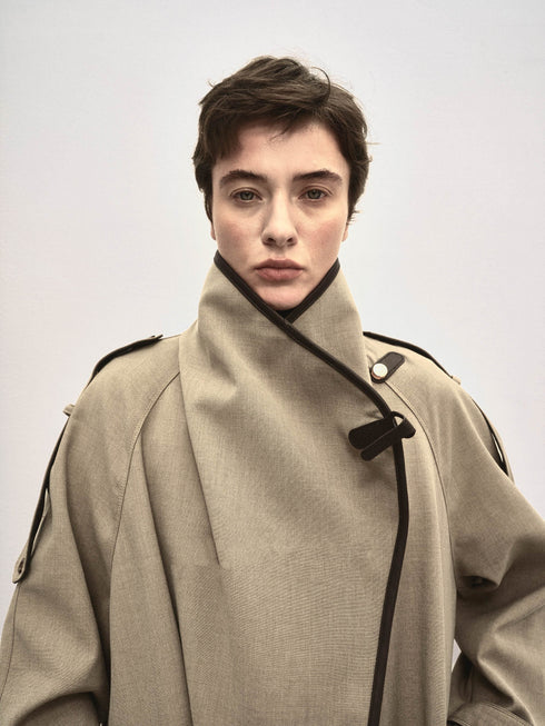 Astra Fold Collar Coat