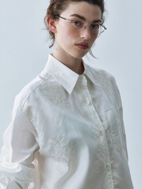 Orel Embroidered Collar Shirt