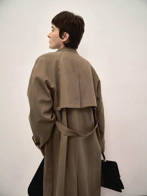 Eira Belted Tencel Coat