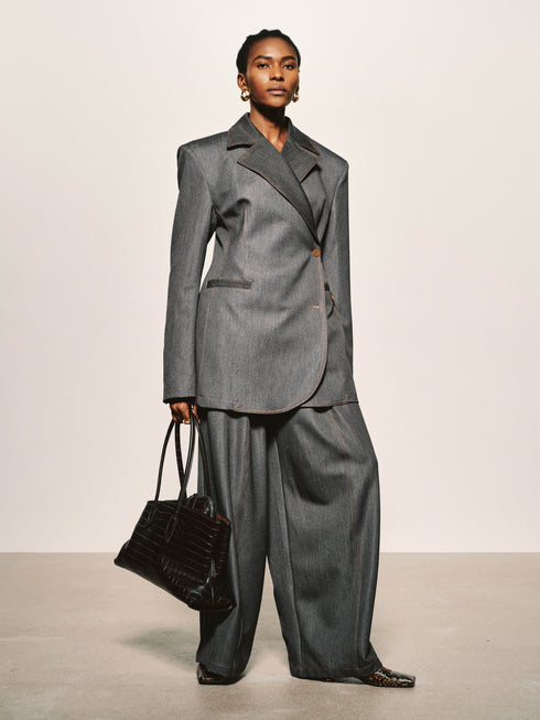 Topstitch Sculpted Blazer