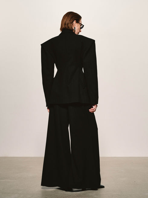 Flex-Peak Peplum Blazer