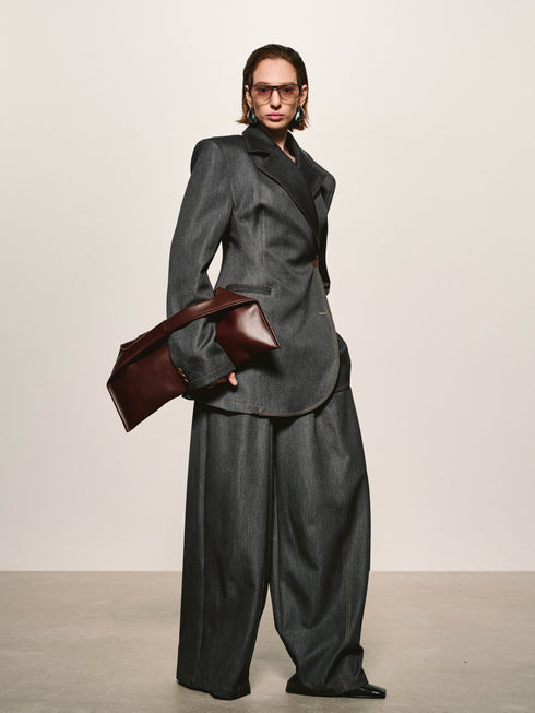 Topstitch Sculpted Blazer
