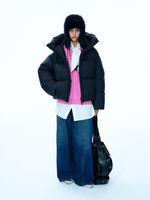 Nimbus Hooded Short Down Puffer Jacket