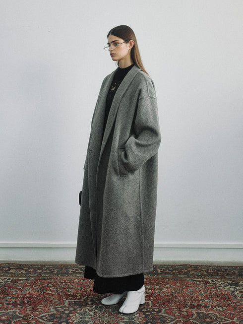 Elwen Wool Coat with Scarf