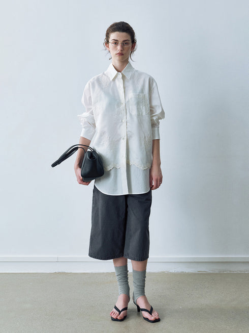 Orel Embroidered Collar Shirt