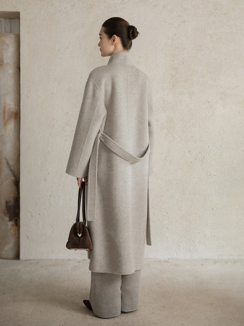 Mirelle Wool Scarf Coat