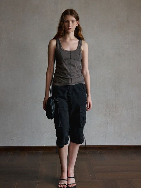 Lucent Cropped Cargo