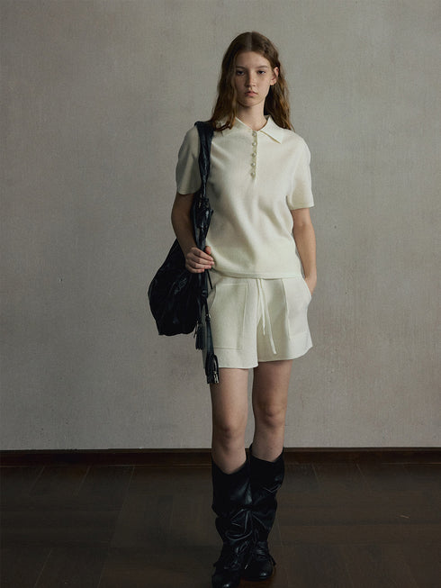 Neris Wool Polo Top