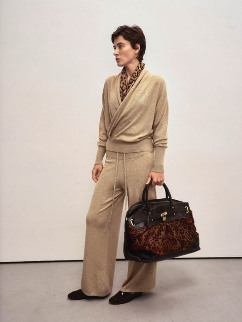 Liora Wide-Leg Wool Trousers