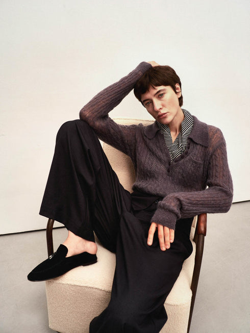 Sola Pleated Wide-Leg Trousers
