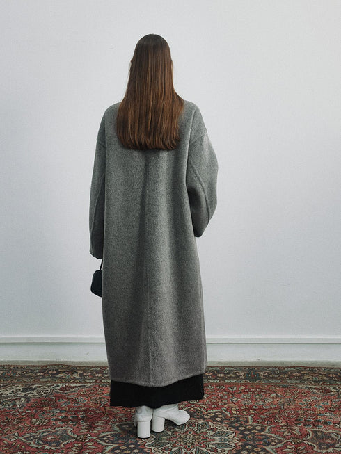 Elwen Wool Coat with Scarf