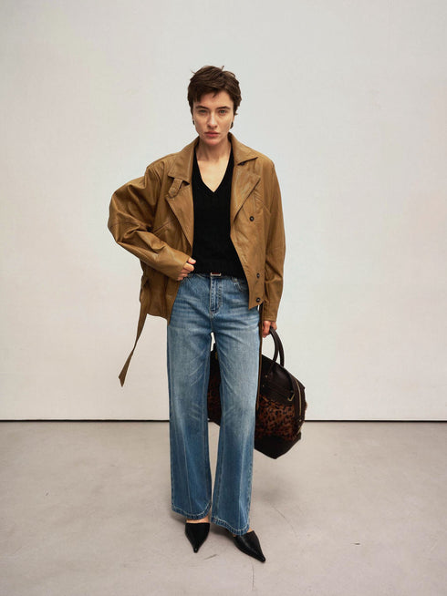 Tavia Drawstring Bomber Jacket