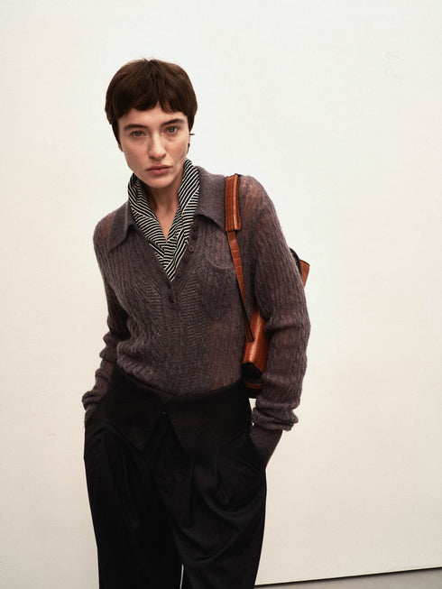 Sola Pleated Wide-Leg Trousers